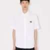 Kenzo Wild Tiger’ Pamuklu Poplin Kısa Kollu Gömlek