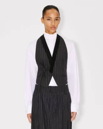 Kenzo Winter Holidays’ Kimono Sırt Deliği Yelek