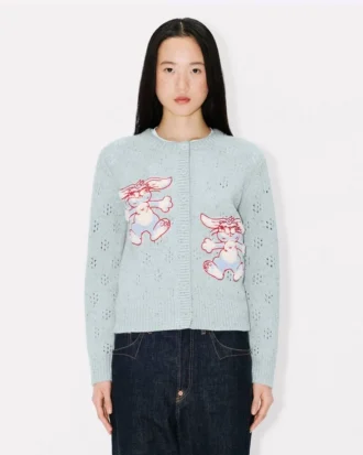 Kenzo Winter Holidays Yün Nakışlı Hırka