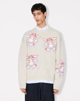 Kenzo Winter Holidays’ Yünlü Nakışlı Kazak