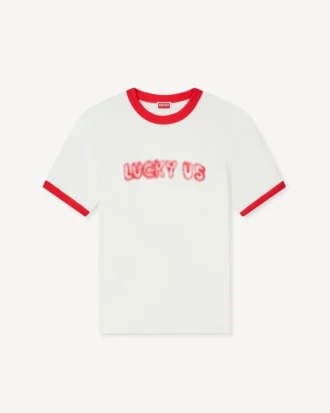 Kenzo Words Pamuklu Dar Kesim Gömlek