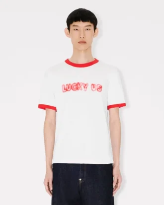 Kenzo Words Pamuklu Dar Kesim Gömlek