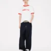 Kenzo Words Pamuklu Dar Kesim Gömlek