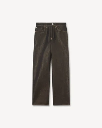 Lurex Japon Denimden Düşük Bel Boyfriend Jean