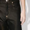 Lurex Japon Denimden Düşük Bel Boyfriend Jean