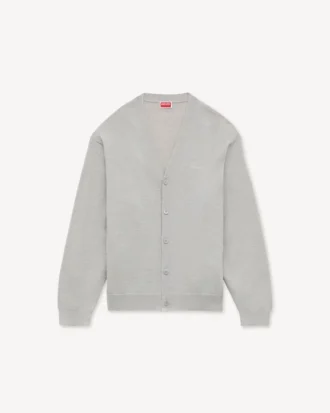 Merinos Yününden Kenzo İmzalı Nakışlı Hırka