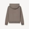 Pamuk ve Yün ‘Boke Flower 2.0’ Nakışlı Fermuarlı Kapüşonlu Sweatshirt