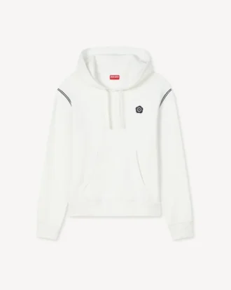 Pamuklu ‘Boke Flower 2.0’ Nakışlı Kapüşonlu Sweatshirt