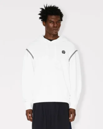 Pamuklu ‘Boke Flower 2.0’ Nakışlı Kapüşonlu Sweatshirt