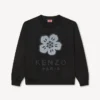 Pamuklu ‘Boke Flower’ Nakışlı Sweatshirt