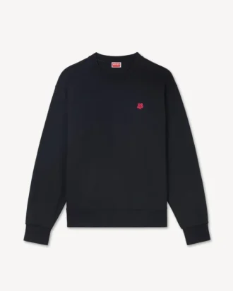 Pamuklu ‘Boke Flower’ Nakışlı Sweatshirt