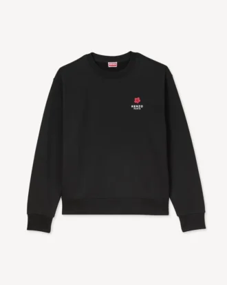 Pamuklu ‘Boke Flower’ Nakışlı Sweatshirt