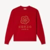 Pamuklu ‘Boke Flower’ Nakışlı Sweatshirt