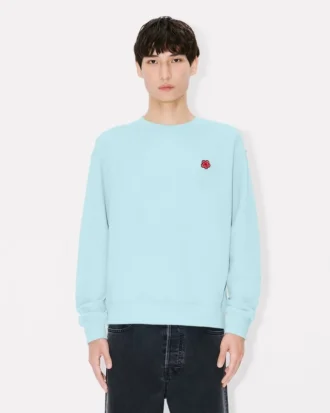 Pamuklu ‘Boke Flower’ Nakışlı Sweatshirt