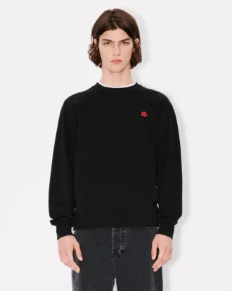 Pamuklu ‘Boke Flower’ Nakışlı Sweatshirt