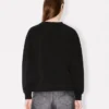 Pamuklu ‘Boke Flower’ Nakışlı Sweatshirt