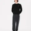 Pamuklu ‘Boke Flower’ Nakışlı Sweatshirt