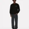 Pamuklu ‘Boke Flower’ Nakışlı Sweatshirt