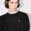 Pamuklu ‘Boke Flower’ Nakışlı Sweatshirt