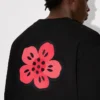 Pamuklu ‘Boke Flower’ Nakışlı Sweatshirt