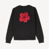 Pamuklu ‘Boke Flower’ Nakışlı Sweatshirt