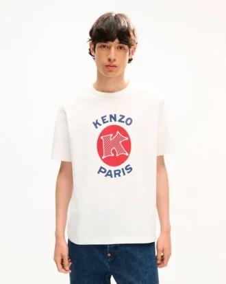 Pamuklu ‘Kenzo Paris Emblem’ Gömlek