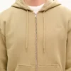 Pamuklu ‘Kenzo Signature’ Nakışlı Fermuarlı Kapüşonlu Sweatshirt
