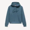Pamuklu ‘Kenzo Signature’ Nakışlı Kapüşonlu Sweatshirt
