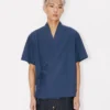 Pamuklu Kimono Kısa Kollu Gömlek