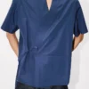 Pamuklu Kimono Kısa Kollu Gömlek