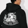Pamuklu ‘Lunar New Year’ Nakışlı Fermuarlı Kapüşonlu Sweatshirt