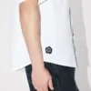 Pamuklu Poplin ‘Boke Flower 2.0’ Beyzbol Kısa Kollu Gömlek