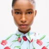 Pamuklu Poplin ‘Kenzo Tulip’ Gömlek