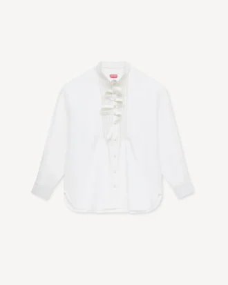 Pamuklu Poplin Oversize Gömlek