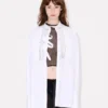 Pamuklu Poplin Oversize Gömlek