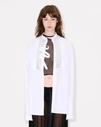 Pamuklu Poplin Oversize Gömlek