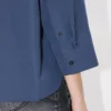 Poplin Pamuklu 3/4 Kollu Gömlek