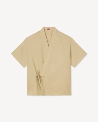Ripstop Pamuklu Kimono Gömlek