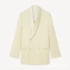 Saf Yün Şal Yaka Blazer
