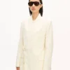 Saf Yün Kimono Blazer