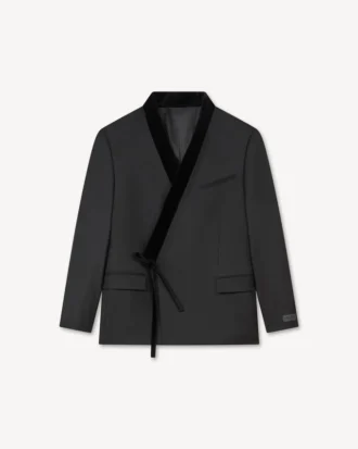 Saf Yün Kimono Blazer