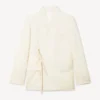 Saf Yün Kimono Blazer