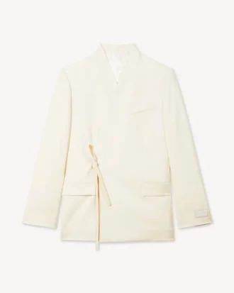 Saf Yün Kimono Blazer