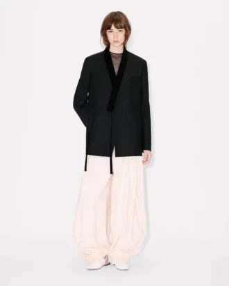 Saf Yün Kimono Blazer