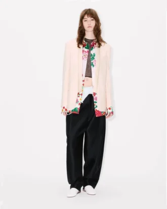 Saf Yün Kimono Blazer