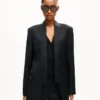 Saf Yün Kimono Blazer