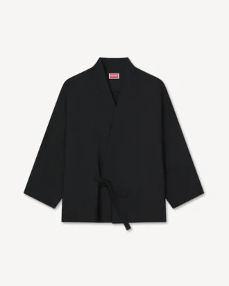 Saf Yün Kimono Ceket