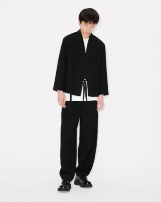Saf Yün Kimono Ceket