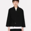 Saf Yün Kimono Ceket