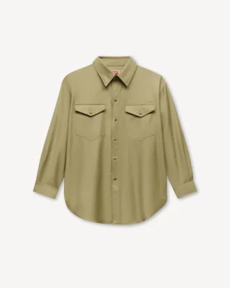 Saf Yün Overshirt